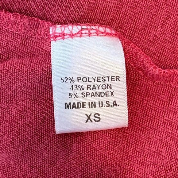 Bobeau Red Open-Front Cardigan Size XS - Picture 7 of 7